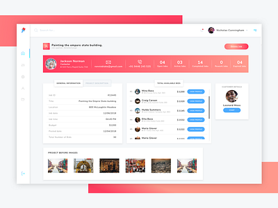 Paintaire - Admin admin templates colourgradients falt designs uiux