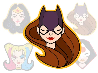 DC cuties/BatGirl art characterdesign design digitalart digitalillustration digitalpaint drawing illustration illustrator ipadpro originalcharater visualdevelopment