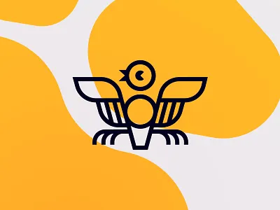 Branded Bird america bird brand embassy logo mark wings