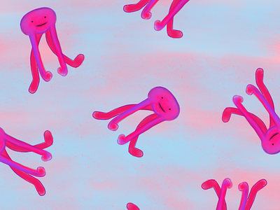 Putty Woolie Party color happy illustration texture woolieman