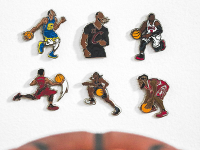 BLOCKNATION x PIN-TRILL pins basketball jamesharden kawhileonard kevindurant lebronjames nba pins pintrill