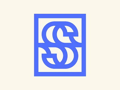 S + Waves Ambigram - Final Color ambigram branding illustration lettermark logo monogram ocean s type typography ui wave