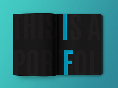 Portfolio Intro graphic designer hidden hidden word if lettering portfolio print what if words