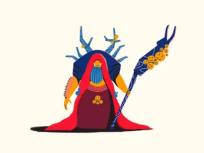 Gul'dan character design doodle graphic design guldan illustration warcraft