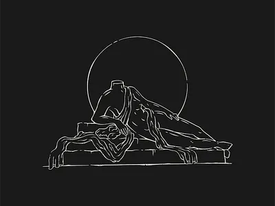 Band Shirt bones doom headless statue