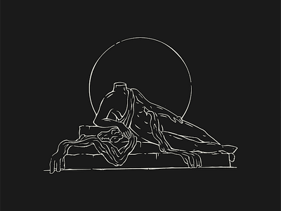 Band Shirt bones doom headless statue