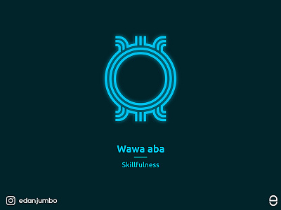 Adinkra Reimagined adinkra colors colours logo logo design logo designer neon