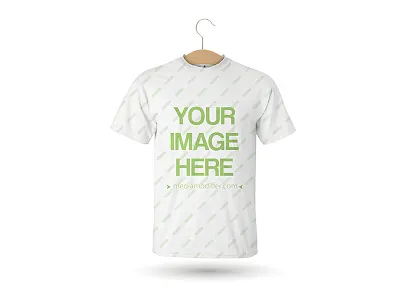 3D Shirt With Wooden Hanger Mockup Generator 3d shirt mediamodifier mockup mockup generator online mockup photoshop psd template shirt mockup generator shirt on hanger