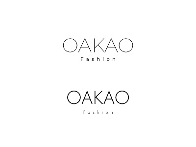 OAKAO Fashion - Logo logo oakao fashion simple