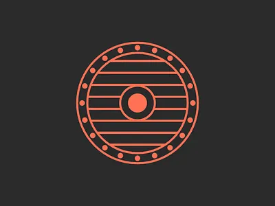 Shield Icon flat minimalist shield