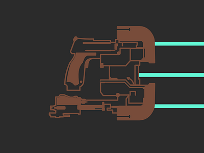 Plasma Cutter cutter deadspace flat minimalist plasma videogame