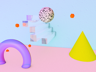 Day 1 - Playground setting 3d c4d cinema4d everyday graphic maxon sketch visual