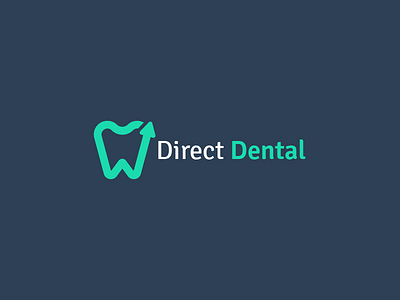 Direct Dental dental dentist direct logo tooth