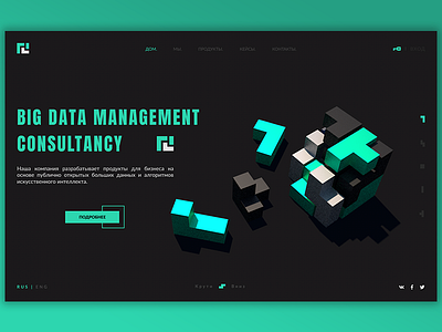 Data Management Consulting interface ui uidesign ux uxdesign web design website