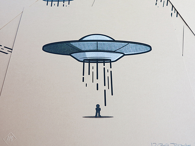 What’s up there? alien dribbble fly galaxy icon mystery print screen ship shot space ufo