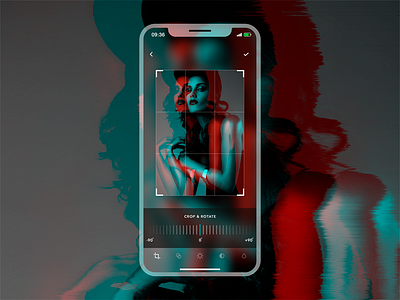 Photo app application camera debuts design instagram iphone x neon photo top ui ux