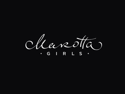 Marotta girls v.2 branding caligraphy company identity jewerly logo