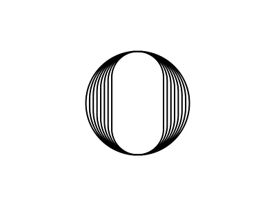 O alphabet art creative design font logo modern type typo typography