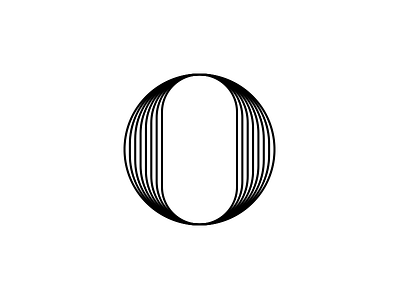 O alphabet art creative design font logo modern type typo typography