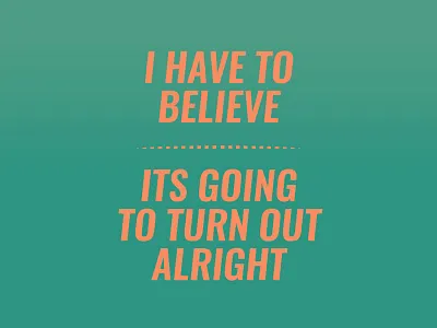 Here's Hoping 2 graphic design hope inspiration typography