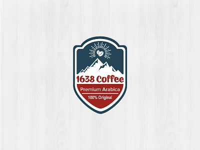1638 Coffee badge coffeelogo graphicdesign illustration logo