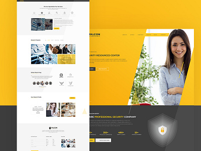 Security Agency website Design design landing ui ux website