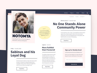 NOTO Blogging blog grid theme wordpress