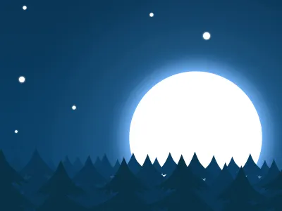 Bright Super Moon art bright cool draw moon night super