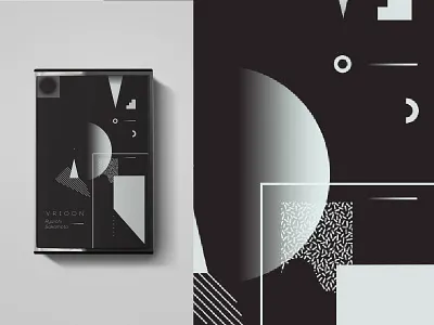 Cassette - Fanmade Music Project 2d abstract black design flat geometric illustration music vector white