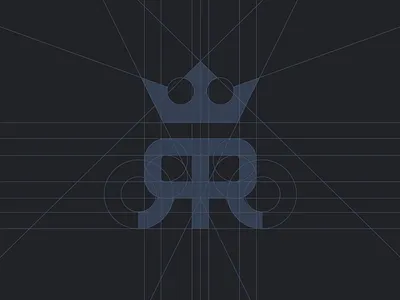 Reina Rebuilds logo design auto repair branding crown king logo design queen royalty the grid wip