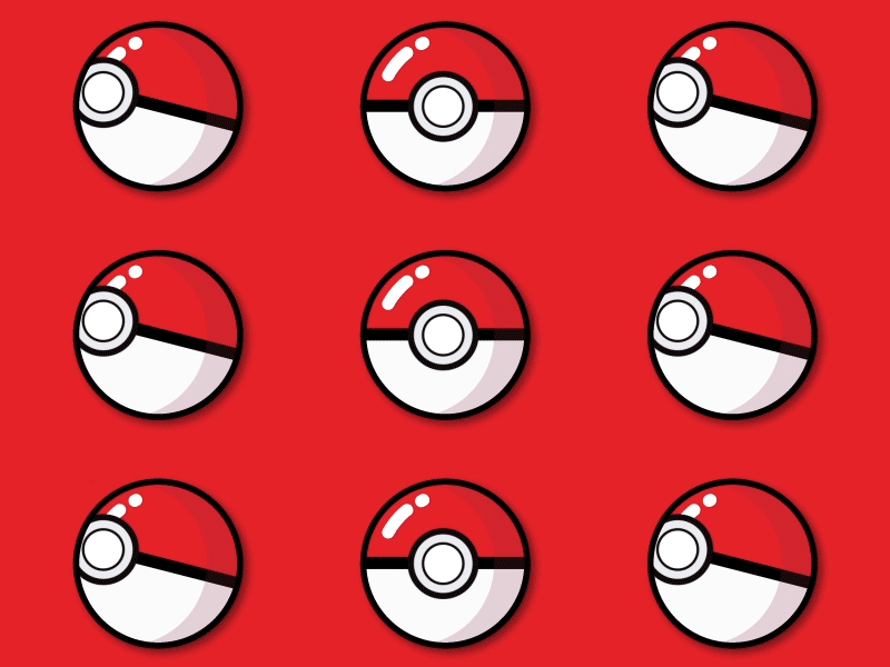 Pokeballs ball pokemon rolling