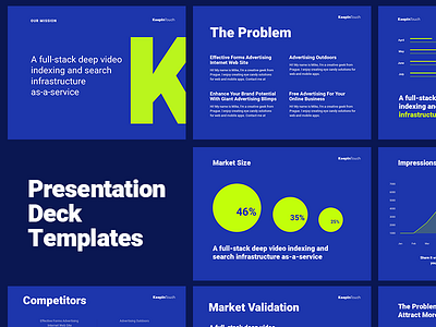 Presentation Template download eleken free keynote marketing material presentation startup template ui