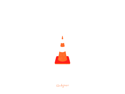 ✨error ✨ buffer error gif morph rainbow spinning wheel traffic cone wait