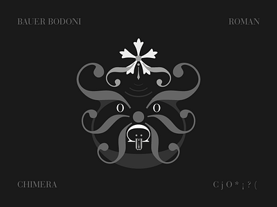 Bauer Bodoni Chimera angry bauer bodoni bodoni chimera portrait typography