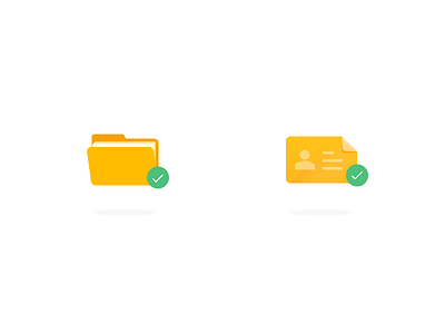 Icon file green icon identity register sketch success white yellow
