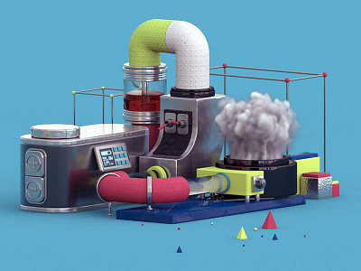 Vape Machine 3d adobe art c4d designinspiration motion motiondesign motiongraphics photoshop redshift render