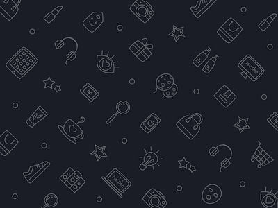 Shopping Icon bag camera coffee earphone gift icon lamp mobile notebook shoes shopping vector