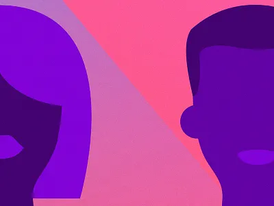 Diversity and Equality 2d bright connect diversity equality gradient mozilla purple vector voice