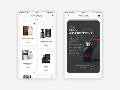 Parfumerie - Concept app concept app cosmetics parfumerie perfume products sri lanka