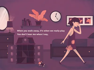 Dollhouse 2 characters illustration illustrator stiple story vector vectors