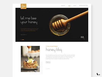 Bee Designs branding camera illustration landing layout page shop typography ui ux watch website