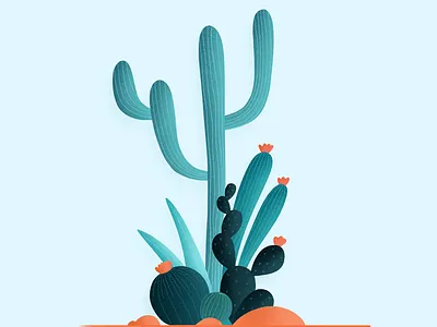 Cactus for life! applepencil cactus colors drawing freestyle grains illustration illustrator ipad ipadpro procreate vibrant