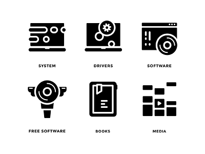 PC folders set books folder graphics icon icons media pack pc set software