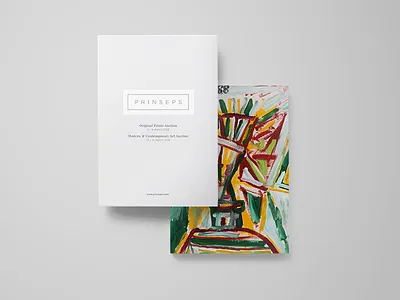 Prinseps Dribbble a4 art book book book design front cover indesign modern art print design