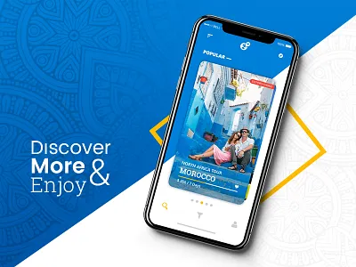 Destination Travel App Concept app destination mobile tour tourism travel ui ux