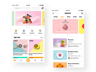 Cat kitchen-1 app colorful design product ui