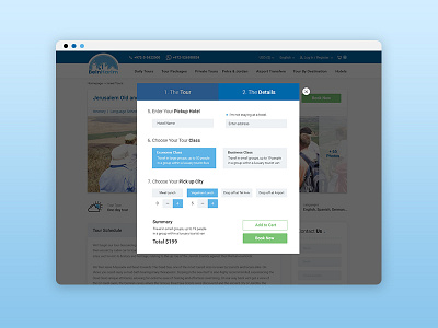 Dailyui #12 - Bein Harim Tourism Services dailyui popup redesign tourism uiux web