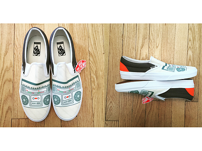 Boombox Vans! fashion illustration rad shoes vans