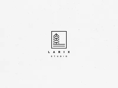 LARIX STUDIO - architectural studio in Transylvania architecture brand clean design graphic hunap hunapstudio identity larix minimal perspective tree