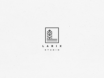 LARIX STUDIO - architectural studio in Transylvania architecture brand clean design graphic hunap hunapstudio identity larix minimal perspective tree